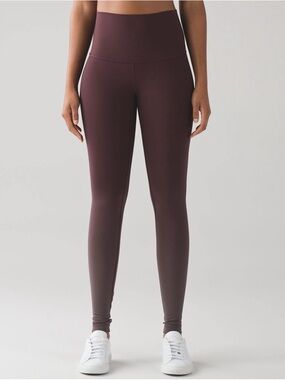 lululemon athletica High-Rise Burgundy Ombré Leggings